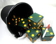 Packer Wooden Yard Dice - Set of 6